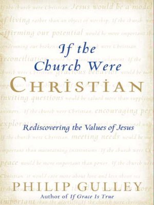 cover image of If the Church Were Christian